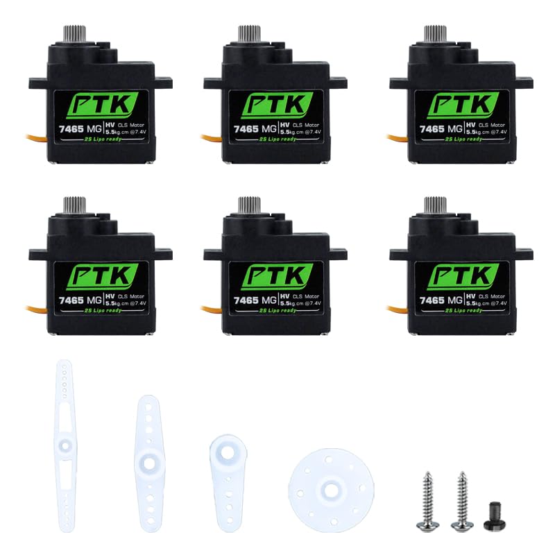Amazon.com: PTK 7465 MG 9g Miniature Digital Servo with 5kg Torque